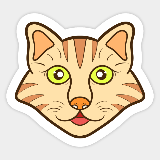 Siberian Cat Sticker by happymonday